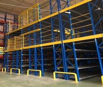 Хранилищный стальной мезанниновый стеллаж соединение структурное для высоких уровней хранения
